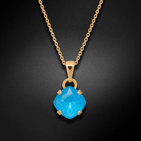 Комплект "Magical Square (Electric Blue Ignite)" с кристаллами Swarovski™